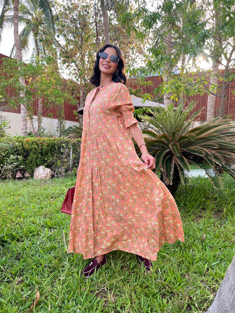 Floral Tiered Maxi Dress