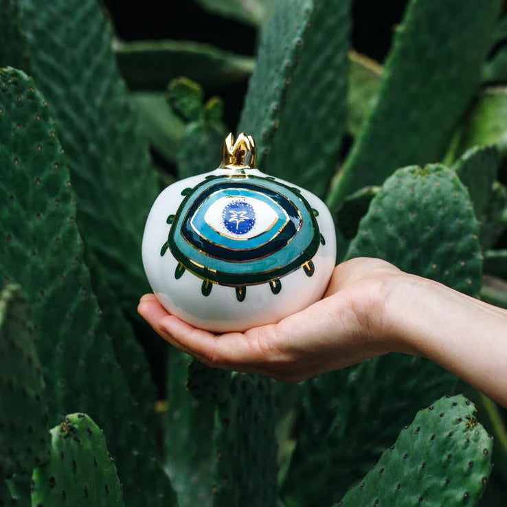 Green Eye Palm Pomegranate