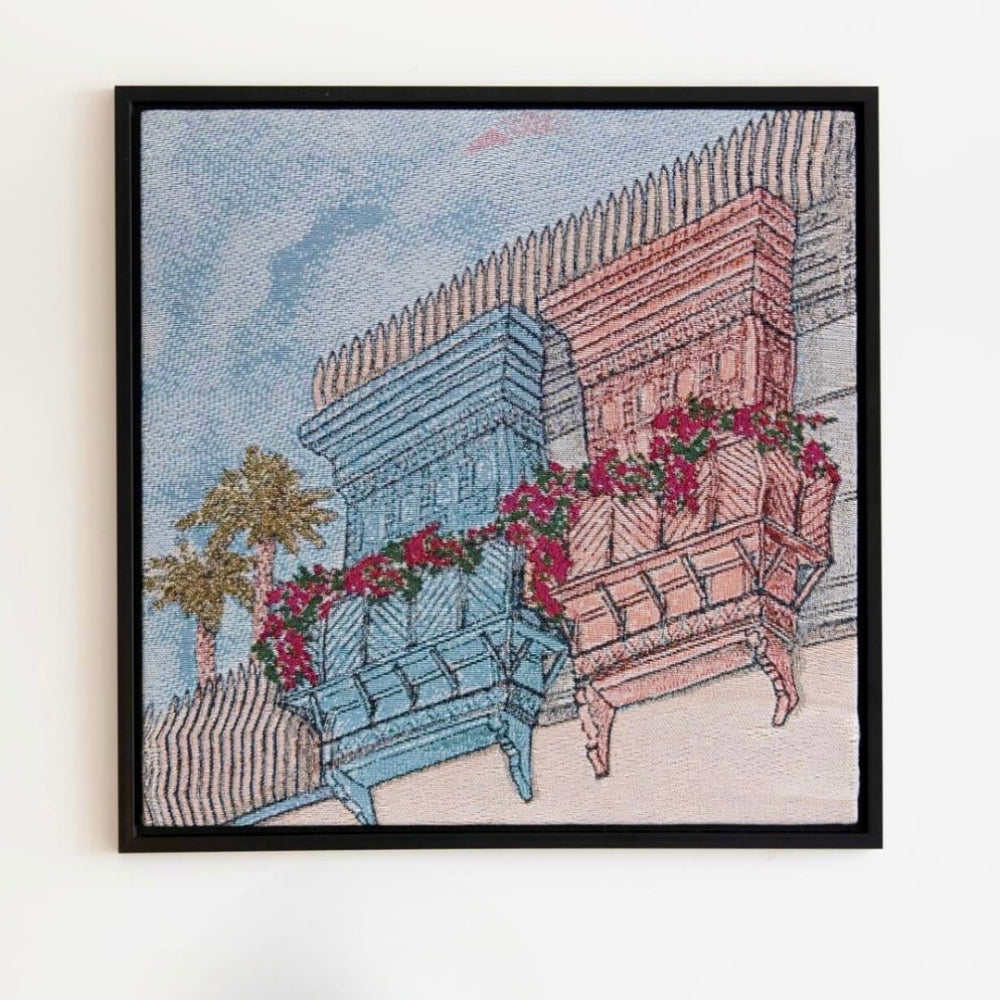 "Summer in Jeddah" Framed Canvas Artwork