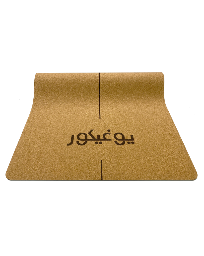 Arabic Affirmations Cork Yoga Mat