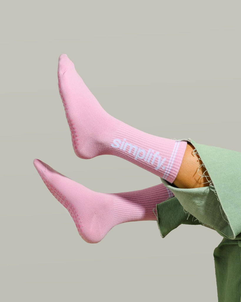 Pink Simplify Socks
