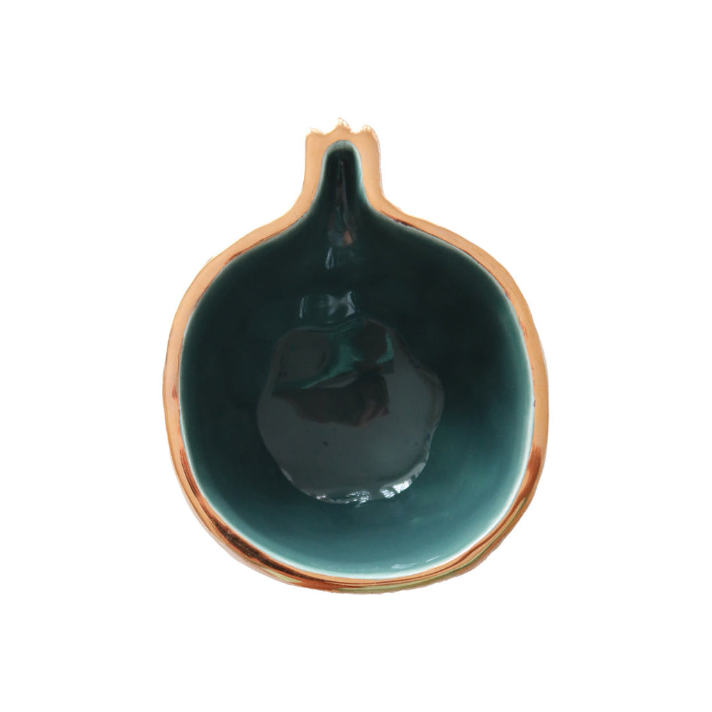 Dark Green Pomi Medium Ceramic Bowls