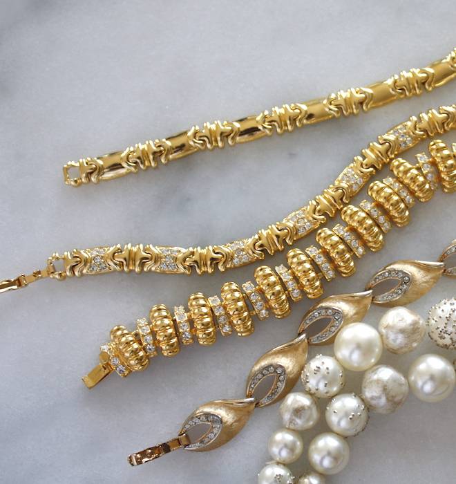 Vintage Camerose Gold Bracelet