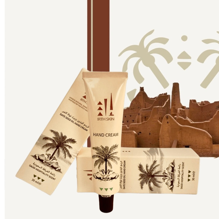 Date Seed Oil Hand Cream with White Cardamom Scent