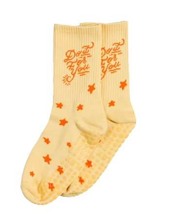 Yellow Stars Socks