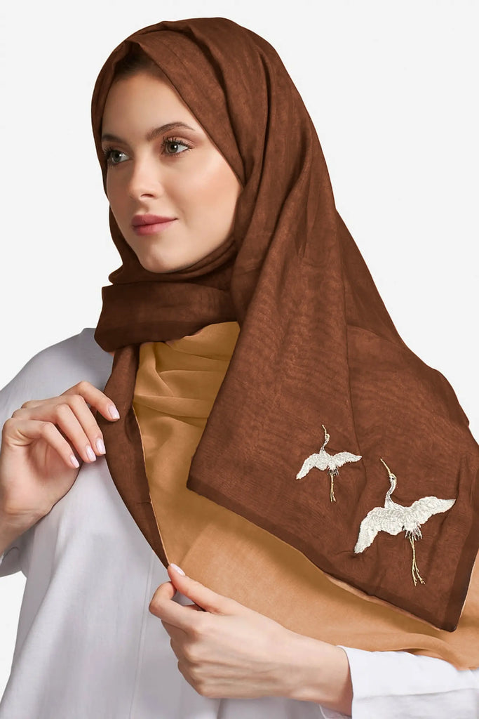 Brown & Beige Gratitude Tarha