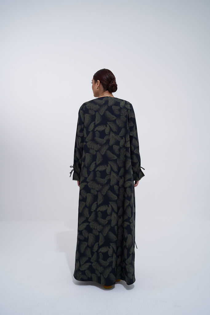 Green Layyan Abaya
