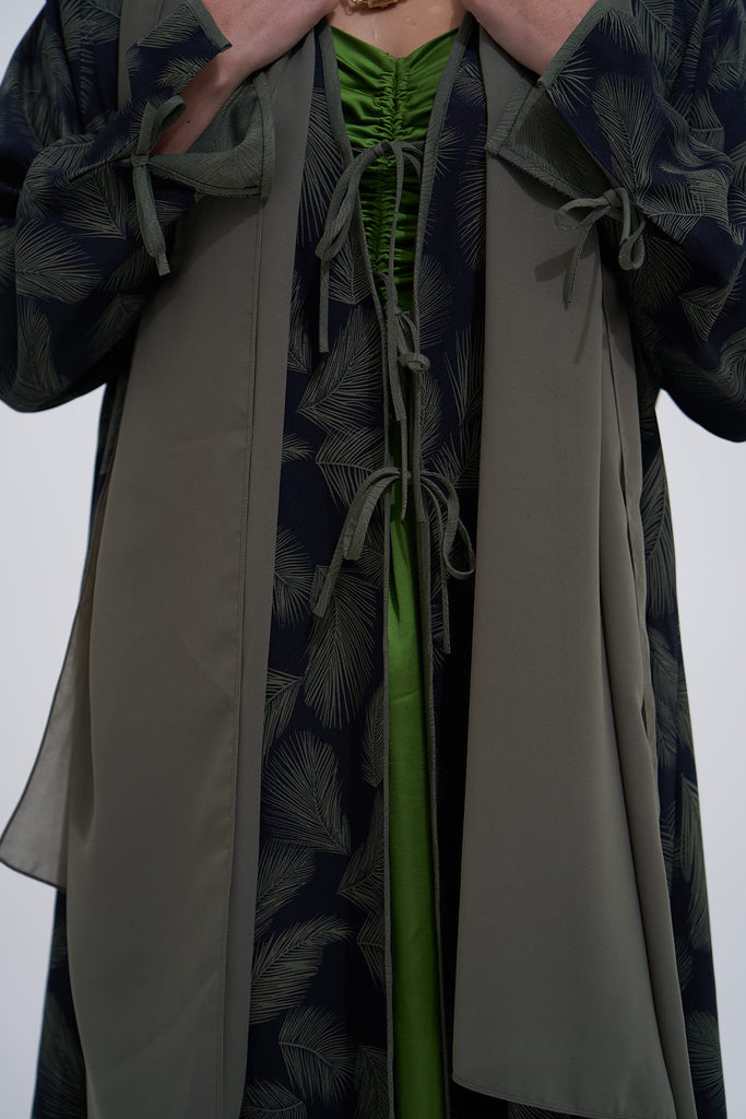 Green Layyan Abaya