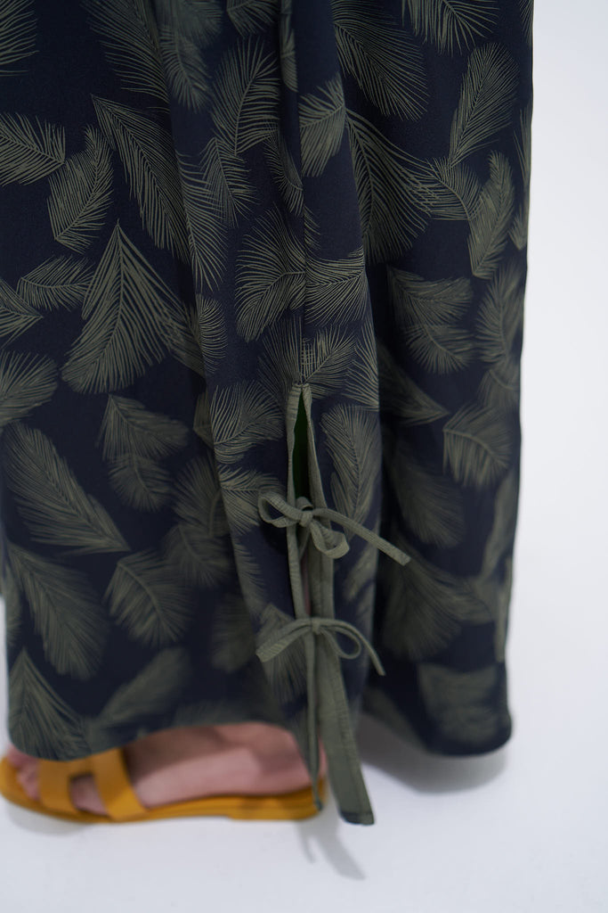 Green Layyan Abaya