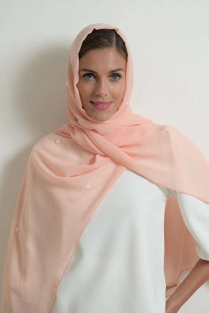 Peach Pearl Tarha