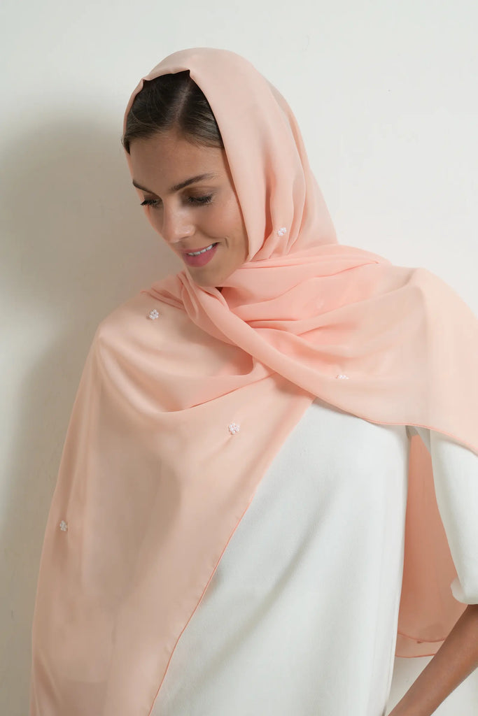 Peach Pearl Tarha