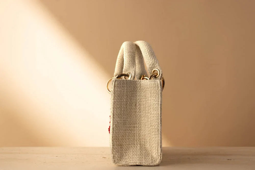White Garden Mini Bag