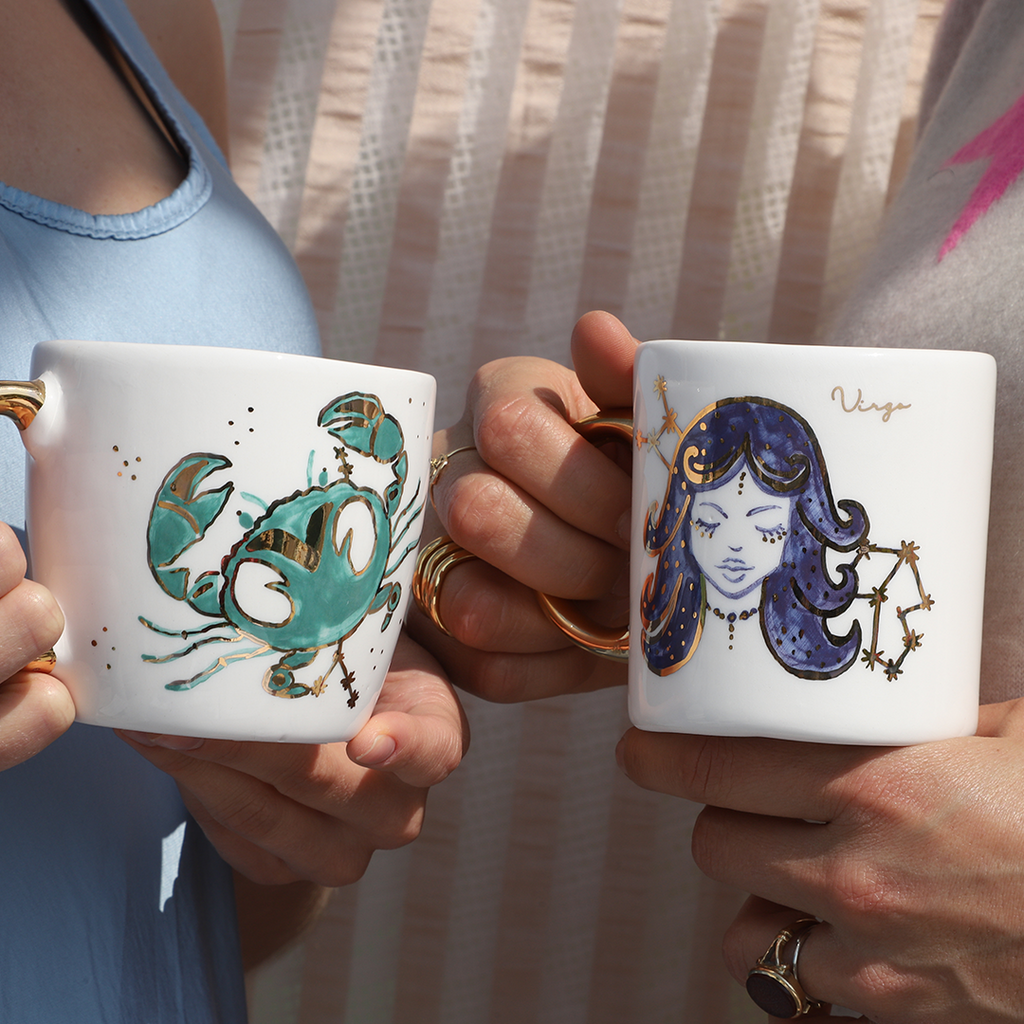 Gemini Blue Ceramic Mug