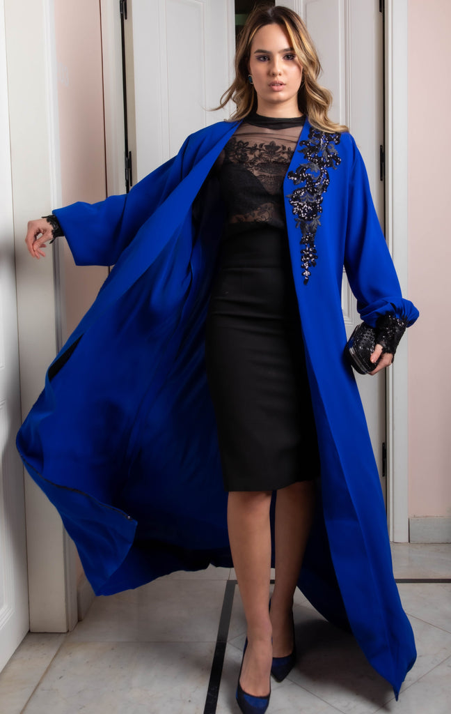 Royal Blue Abaya