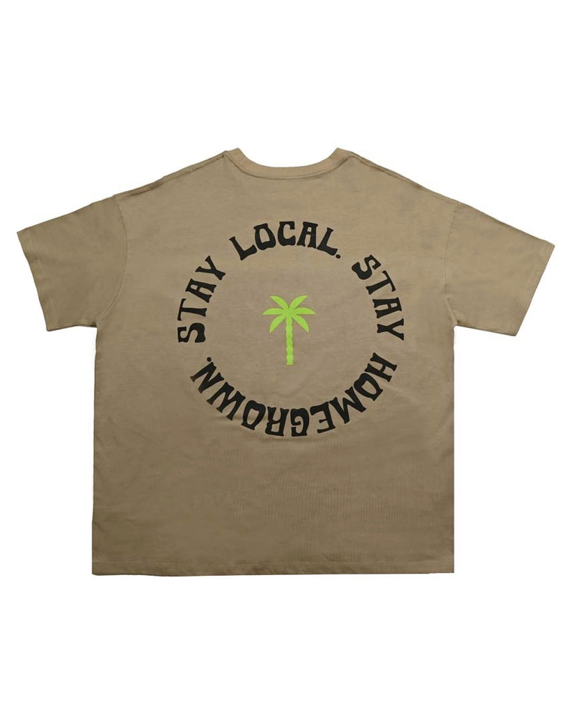 Grey Stay Local Tee