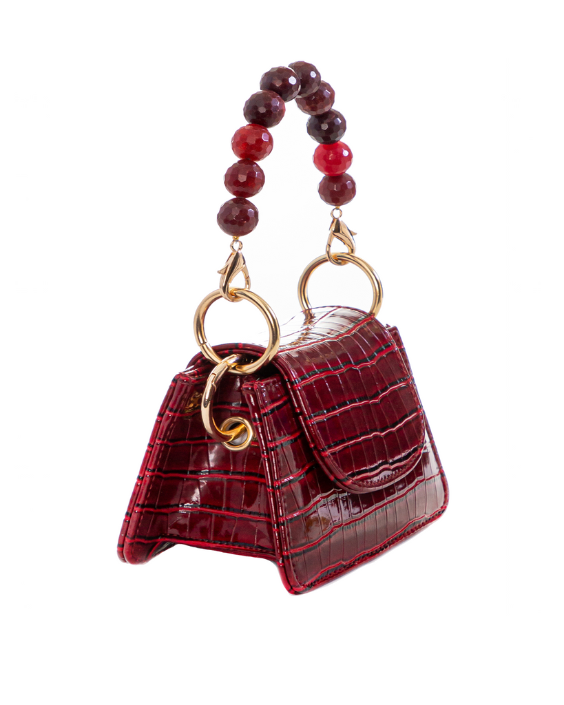 Burgundy Horra “حرة” Bag