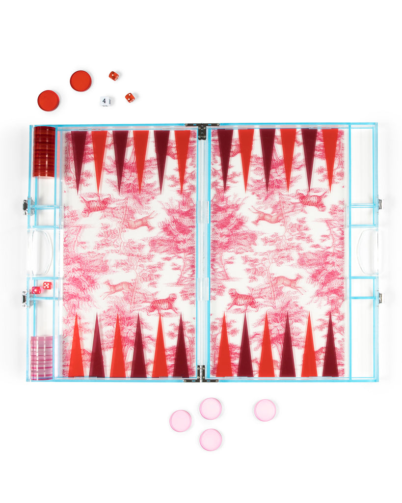 Toile Backgammon Board
