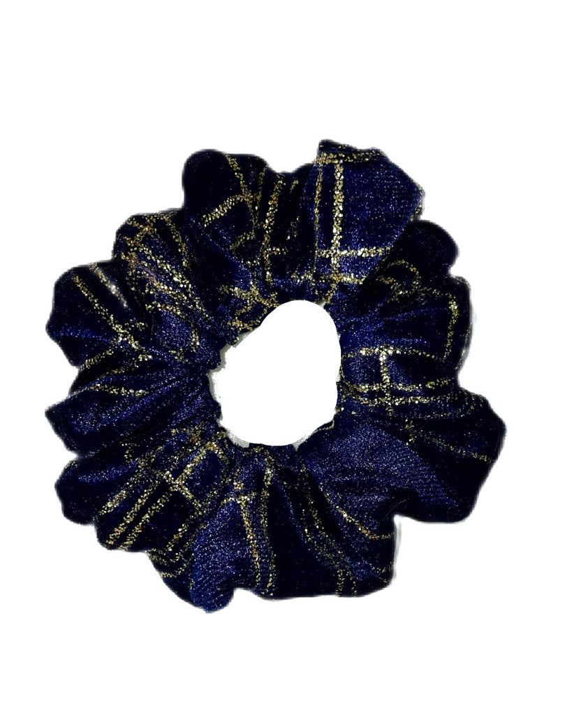 Blue Velvet Scrunchies