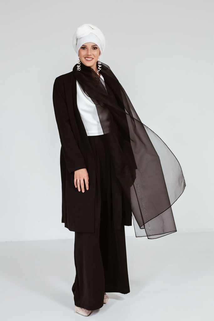 Black Long Kaftan