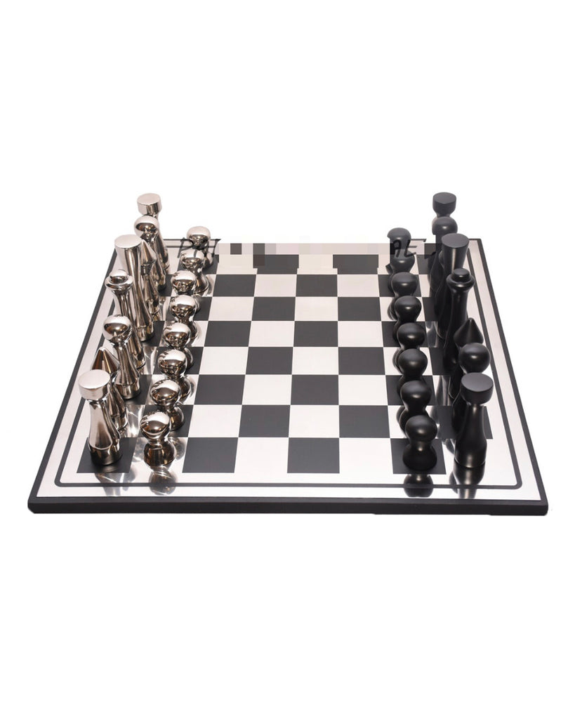 Black & Silver Chess Board