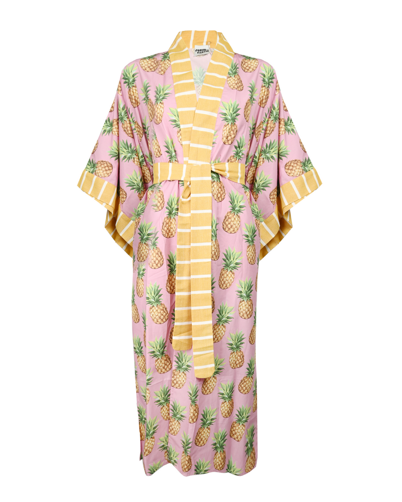 Pineapple Yukata Kimono