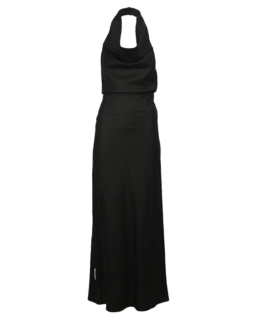 Black Sleeveless Long Dress