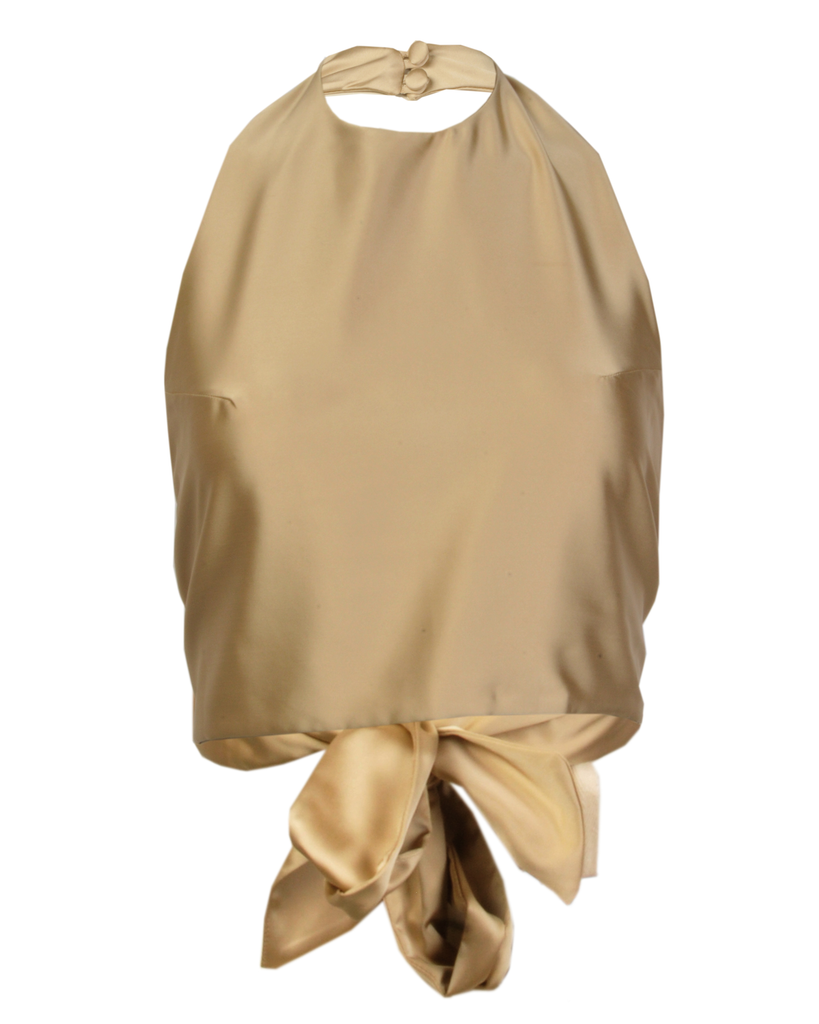 Sleeveless Gold Top