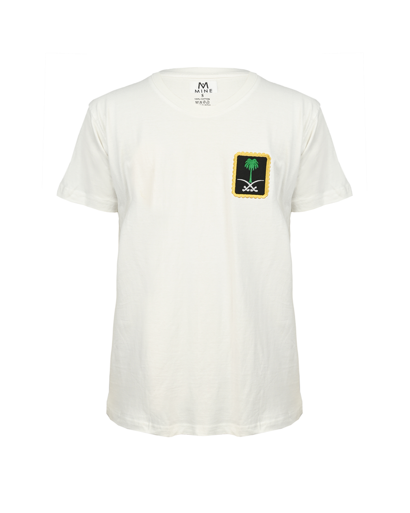 Saudi Emblem White T-Shirt