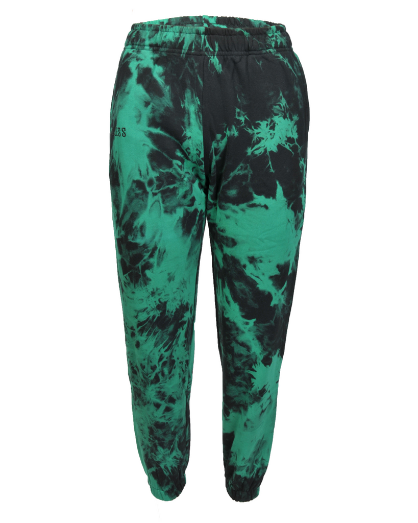 Black and Green Tie Dye Sweatpants Homegrown Market