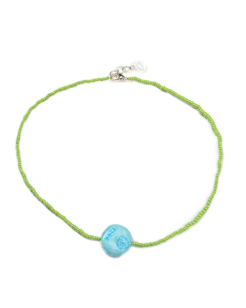 Green Exclusive Line Necklace
