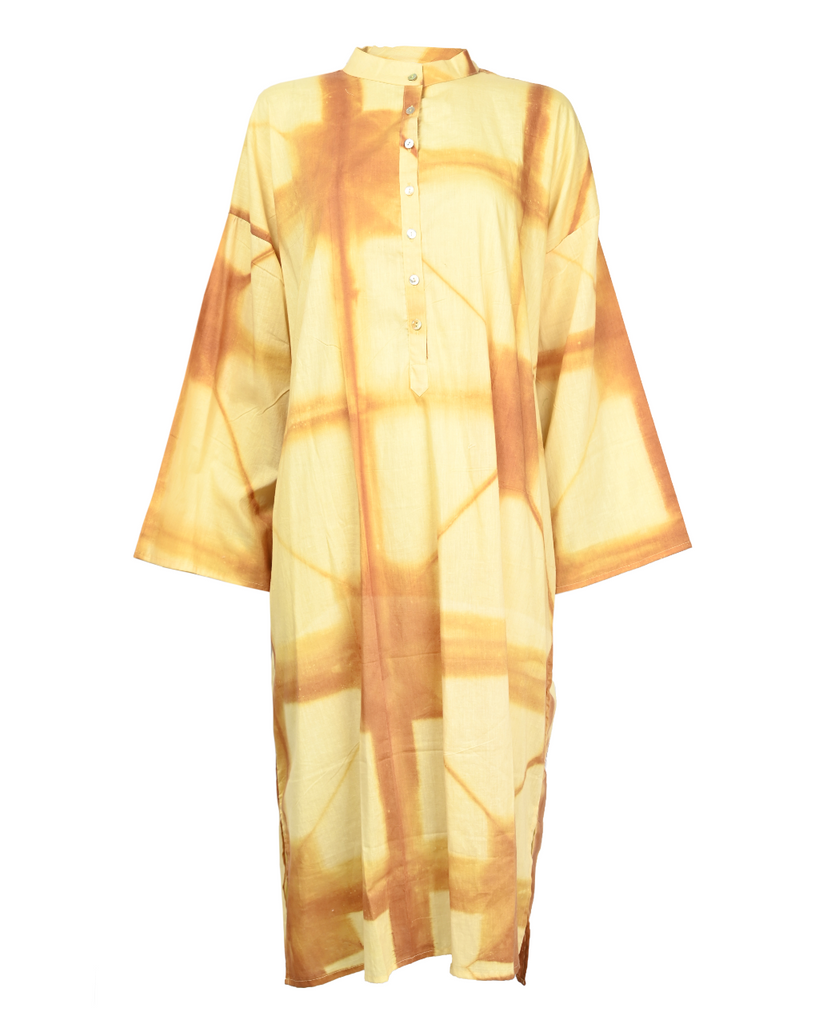 Tie Dye Indian Shirt Dress