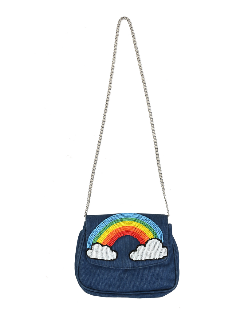 Rainbow discount shaped purse