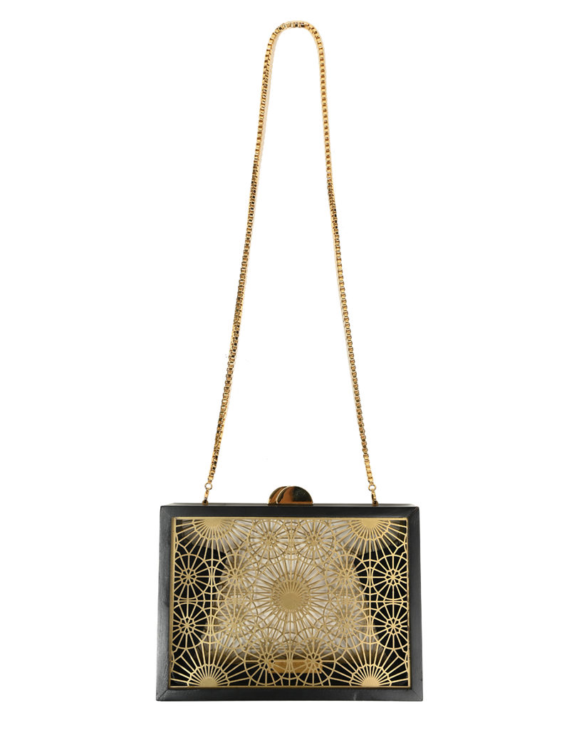 Art deco shop clutch bag