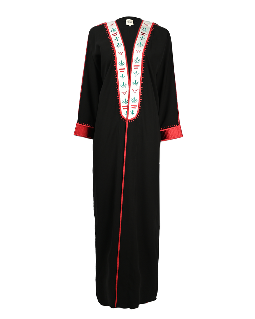Black Crepe Abaya