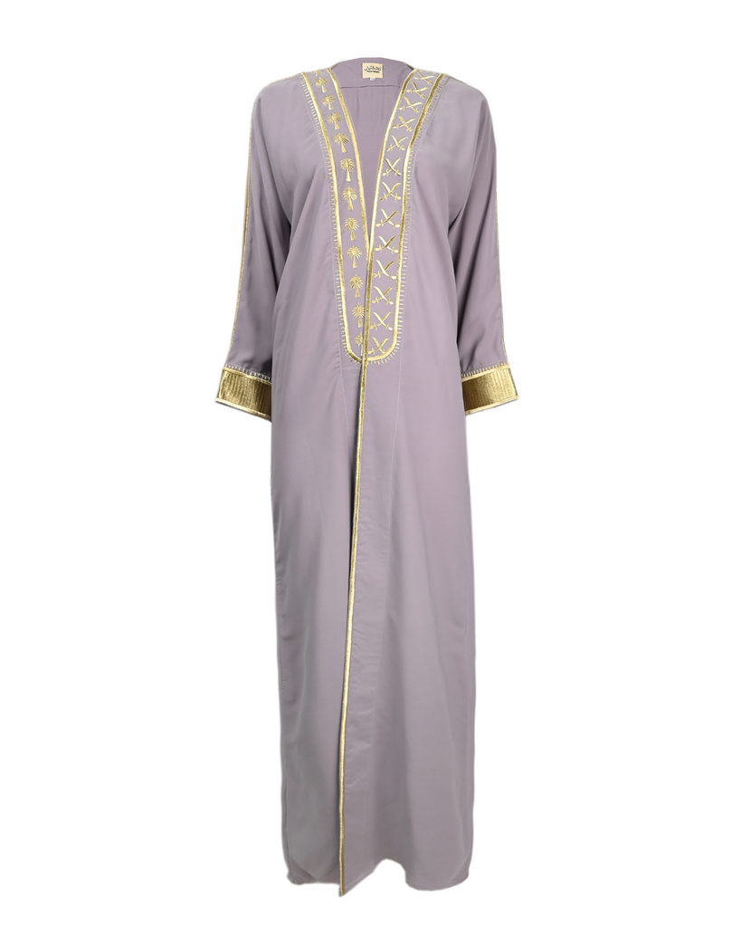 Saif wa Nakhla Purple Abaya