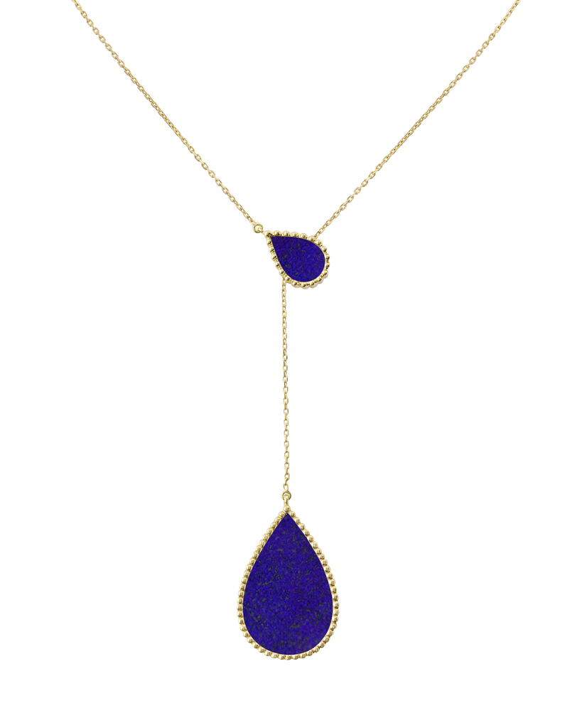 Hayma Lapis Yellow Gold Necklace