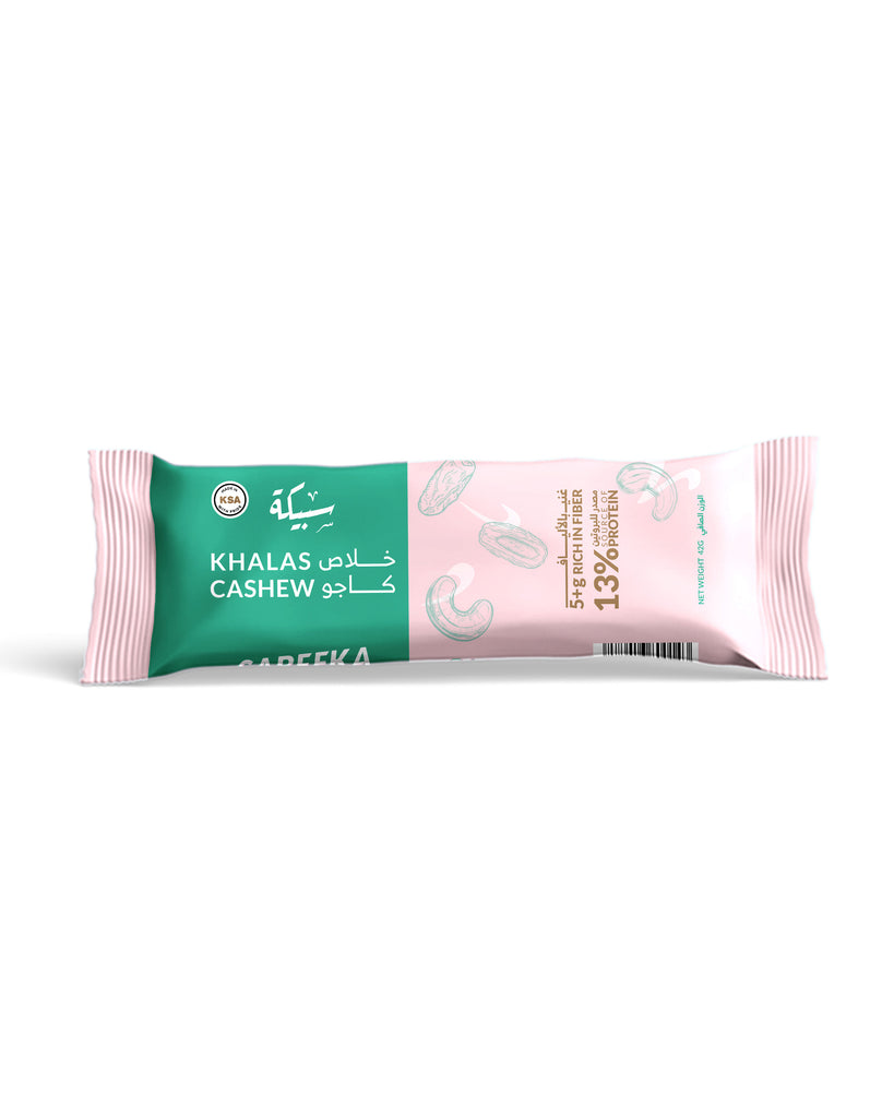 Khalas Dates with Cashews Energy Bar