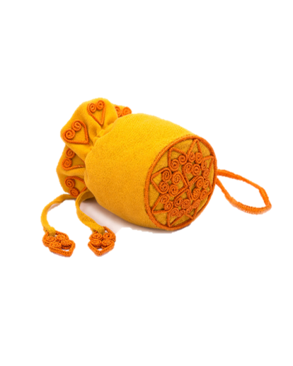 Yellow Leaves Suzani Bag