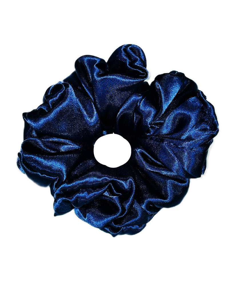 Navy Blue Scrunchies