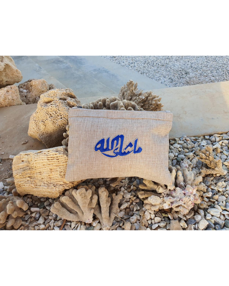 Blue Mashallah Pouch