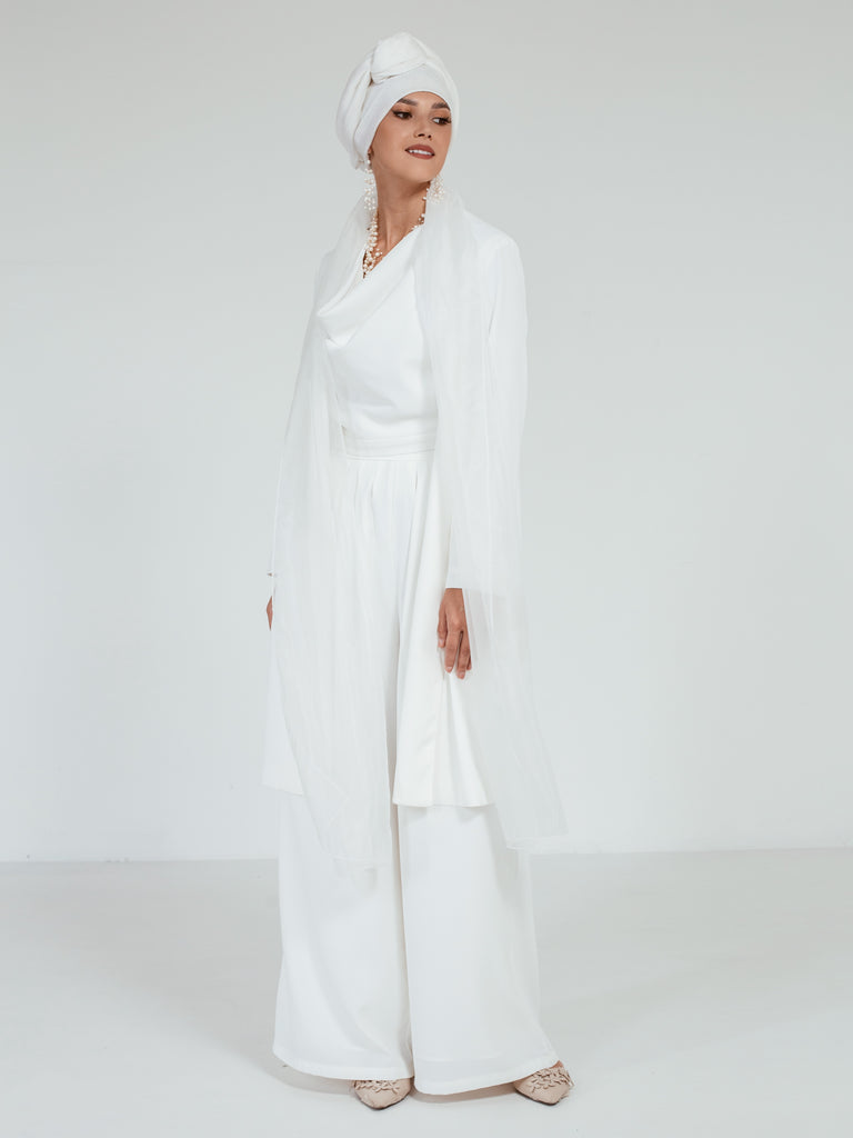 White Long Kaftan